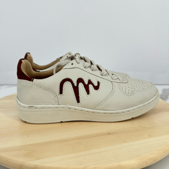MOVERS BY SANDRO MOSCOLONI MARLIN RED MEN\'S 6.5 GENUINE LEATHER SNEAKERS PREPPY main image 4